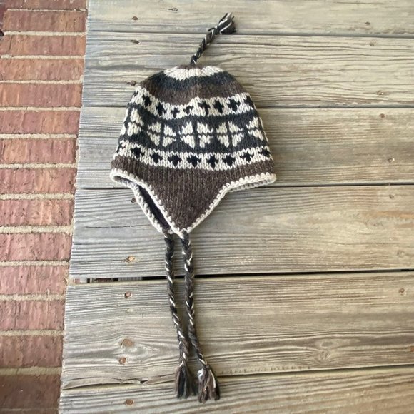 D&Y Accessories Dy 0 Wool Sherpa Hat Ear Flaps Fleece Lining Made